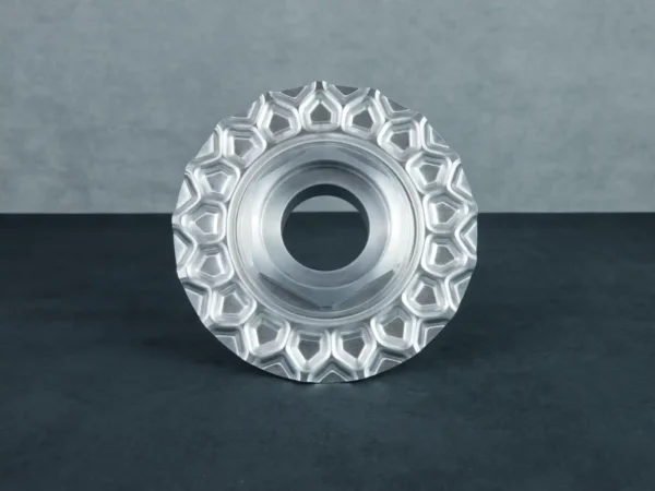 BBS style 5 16" 5x120 custom waffle center cap