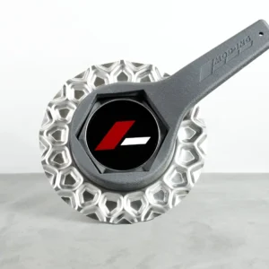 bbs style 5 15 inch wheel center cap with grey wrench key for 80mm hexagons