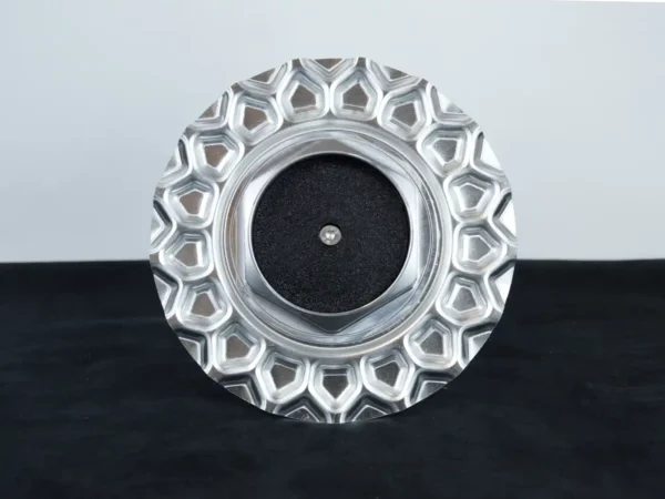 BBS RZ aluminium center caps - 15" 16" hubcaps set - with aluminium hexagons - Image 2