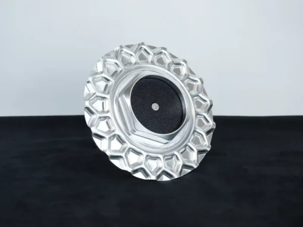 BBS RZ aluminium center caps - 15" 16" hubcaps set - with aluminium hexagons - Image 3