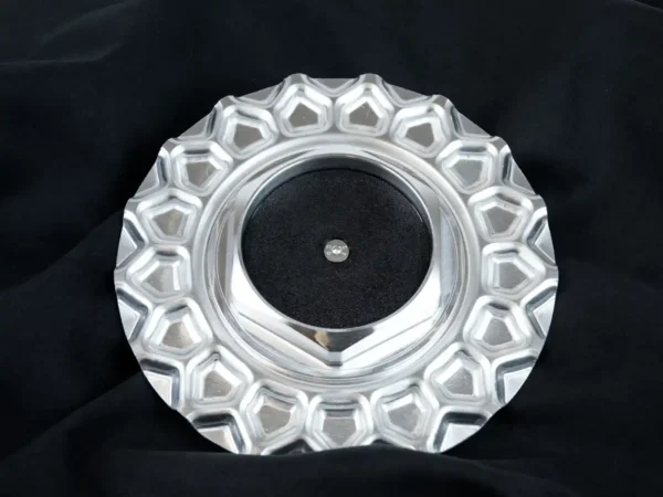 BBS RZ aluminium center caps - 15" 16" hubcaps set - with aluminium hexagons - Image 5