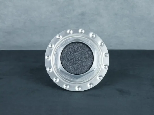 BBS VW  RJ407 RM012 center caps - ALUMINUM hex and waffle plate SET - Image 3