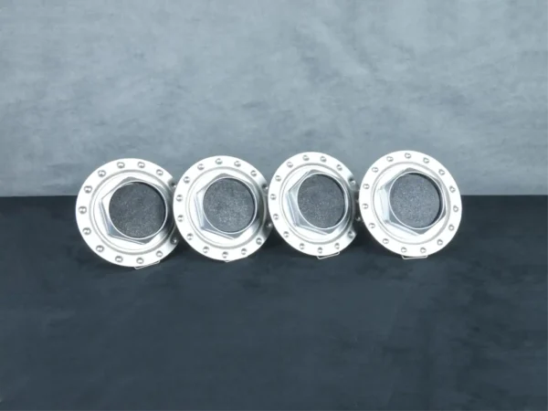 BBS VW RJ407 RM012 aluminum center caps set