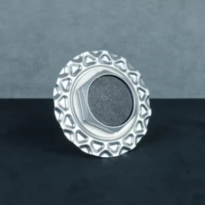 BBS 14" Style 5 center caps - set with aluminium billet hexagons