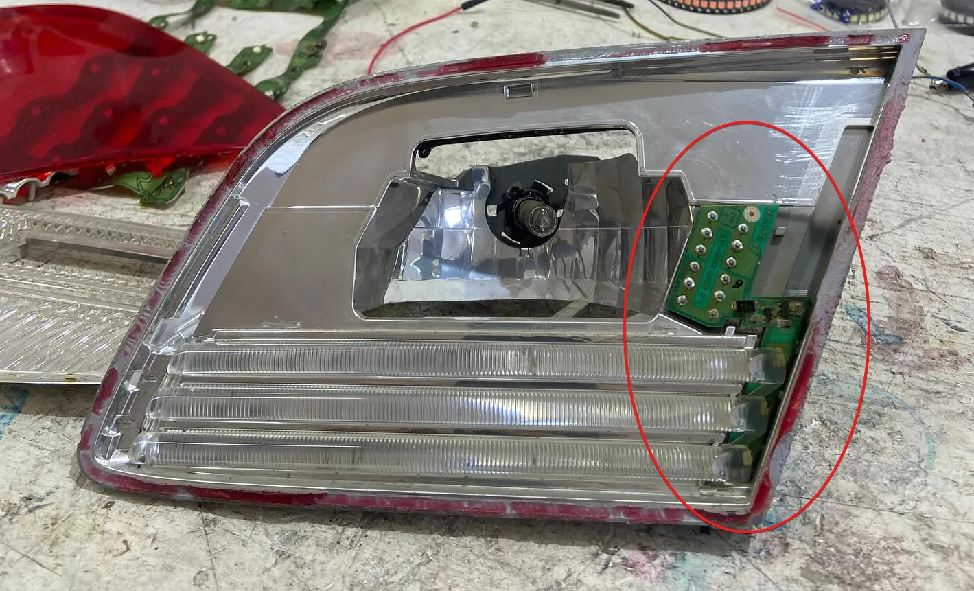 BMW e92 repair 3 rear LED stripes DIY tutorial