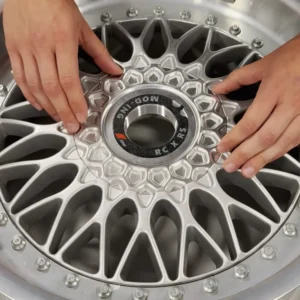 BBS RC wheel cap aluminum waffle plate RS looks