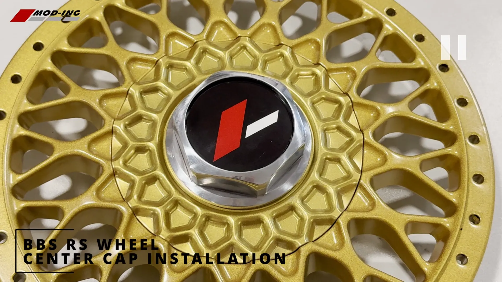 RS wheel center cap tutorial