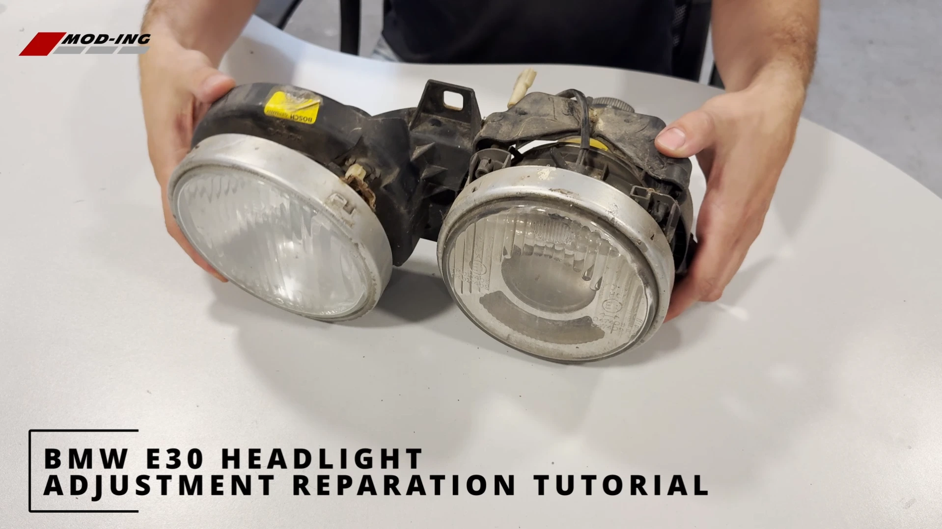 BMW e30 headlight clip repair tutorial