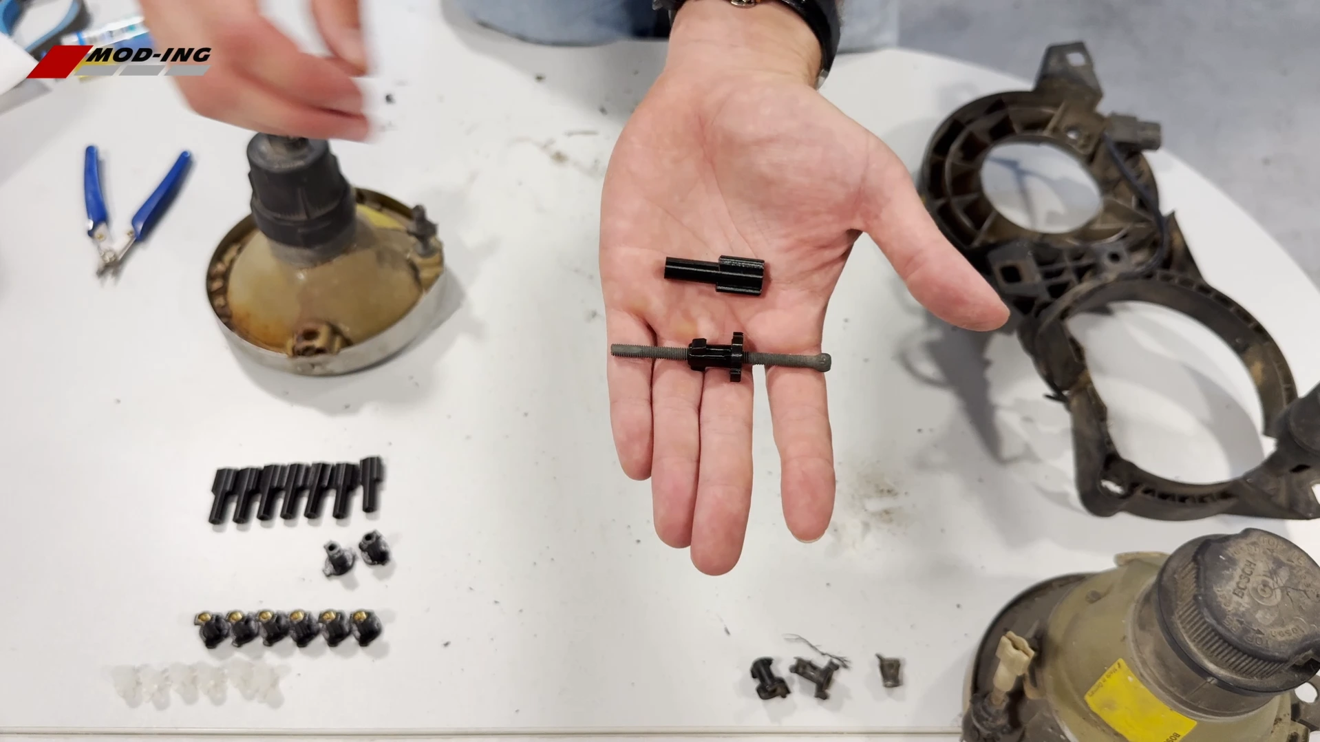 4 bmw e30 front light adjuster parts install fix